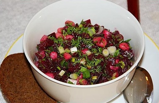 Салат из свеклы, пошаговый рецепт с фото